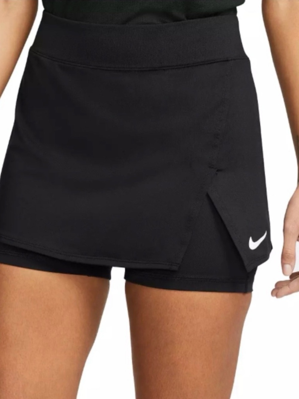 Nike Court Dri-Fit Victory Tennis Skort Black Tennis Prep Streetwear Size Large